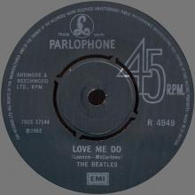 1976 03 06 UK The Beatles The Singles Collection 1962-1970 - R 4949 - Love Me Do ⁄ P.S. I Love You  - pic 1