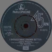 1976 03 08 - 1976 - K  - YESTERDAY ⁄ I SHOULD HAVE KNOWN BETTER - R 6013 - BS 45 - BOXED SET - pic 1