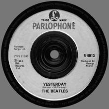 1976 03 08 - 1989 - S - YESTERDAY ⁄ I SHOULD HAVE KNOWN BETTER - R 6013 - SILVER LABEL - pic 1