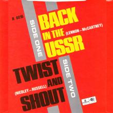 1976 06 25 - 1982 - M - BACK IN THE U.S.S.R. ⁄ TWIST AND SHOUT - R 6016 - BSCP 1 - BOXED SET - pic 1