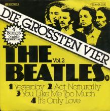 GERMANY 1977 04 00 - DIE GRÖSSTEN VIER - THE BEATLES VOL.2 - 1C 016-06 325  - pic 1