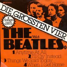 GERMANY 1977 04 00 - DIE GRÖSSTEN VIER - THE BEATLES VOL.6 - 1C 016-06 329 - pic 1