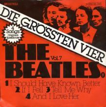 GERMANY 1977 04 00 - DIE GRÖSSTEN VIER - THE BEATLES VOL.7 - 1C 016-06 330 - pic 1