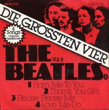 GERMANY 1977 04 00 - DIE GRÖSSTEN VIER - THE BEATLES VOL.8 - 1C 016-06 331 - pic 1