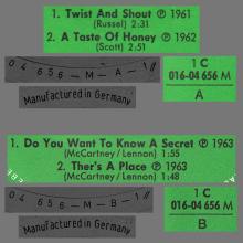 GERMANY 1977 04 00 - DIE GRÖSSTEN VIER - THE BEATLES VOL.9 - 1C 016-04 656 - pic 1