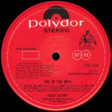 1977 05 13 ROGER DALTREY - ONE OF THE BOYS - GIDDY -  POLYDOR - 2442 146 DELUXE - UK - pic 5