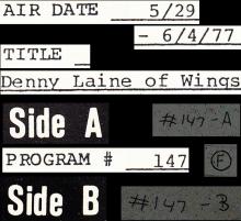 1977 05 29 - 06 04 - PAUL McCARTNEY RADIO SHOW - ROCK AROUND THE WORLD DENNY LAINE - 147 A ⁄ B  - pic 5