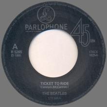 1977 HOL The Beatles The Singles Collection 1962-1970 - ECI - R 5265 - Ticket To Ride ⁄ Yes It Is -Dutch Beatles Discography - pic 1