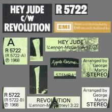 1977 HOL The Beatles The Singles Collection 1962-1970 - ECI - R 5722 - Hey Jude ⁄Revolution - Beatles Holland - pic 3