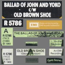 1977 HOL The Beatles The Singles Collection 1962-1970 - ECI - R 5786 - The Ballad Of John And Yoko ⁄ Old Brown Shoe - Holland - pic 3