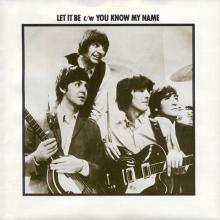 1977 HOL The Beatles The Singles Collection 1962-1970 - ECI - R 5833 - Let It Be ⁄ You Know My Name (Look Up The Number) - pic 2