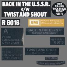 1977 HOL The Beatles The Singles Collection 1962-1970 - ECI - R 6016 - Back In The U.S.S.R.⁄ Twist And Shout  - Beatles Holland - pic 3