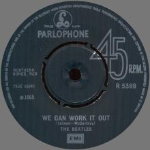 1977 UK The Beatles The Singles Collection 1962-1970 - R 5389 - We Can Work It Out ⁄ Day Tripper - World Records  - pic 4