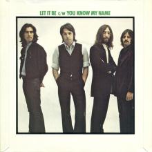 1977 UK The Beatles The Singles Collection 1962-1970 - R 5833 - Let It Be ⁄ You Know My Name (Look Up The Number) - World Record - pic 2