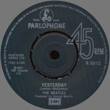 1977 UK The Beatles The Singles Collection 1962-1970 - R 6013 - Yesterday ⁄ I Should Have Known Better - World Records - pic 4