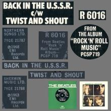 1977 UK The Beatles The Singles Collection 1962-1970 - R 6016 - Back In The U.S.S.R.⁄ Twist And Shout - World Records - pic 3