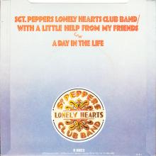1978 09 30 - 1978 - K - SGT.PEPPERS LONELY HEARTS CLUB BAND - WITH A LITTLE HELP ⁄ A DAY IN THE LIFE - R 6022  - pic 1