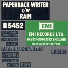 1978 UK The Beatles The Singles Collection 1962-1970 - R 5452 - Paperback Writer ⁄ Rain - World Records - pic 3