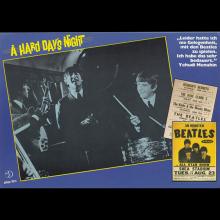 GERMANY 1979 A Hard Day's Night - The Beatles - 21cm- 29,7cm Aushangfoto Lobbycard - 1,2,3,4 - pic 1