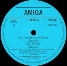 1981 00 00 PAUL McCARTNEY UND WINGS - STEREO 8 55 785 - AMIGA - DDR - pic 6