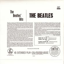 1981 12 07 UK The Beatles E.P.s Collection - GEP 8880 - The Beatles ' Hits - B - pic 2