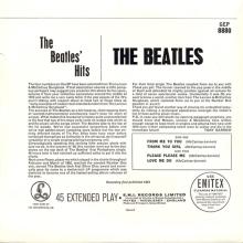 1981 12 07 UK The Beatles E.P.s Collection - GEP 8880 - The Beatles ' Hits - A - pic 2