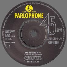 1981 12 07 UK The Beatles E.P.s Collection - GEP 8880 - The Beatles ' Hits - A - pic 5