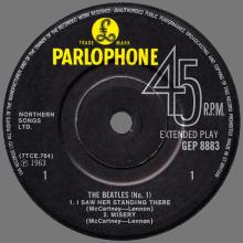 1981 12 07 UK The Beatles E.P.s Collection - GEP 8883 - The Beatles No.1 - B - pic 3
