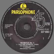 1981 12 07 UK The Beatles E.P.s Collection - GEP 8883 - The Beatles No.1 - A - pic 5