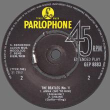1981 12 07 UK The Beatles E.P.s Collection - GEP 8883 - The Beatles No.1 - A - pic 6
