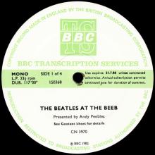 1982 00 00 - THE BEATLES RADIO SHOW - BBC TRANSCRIPTION SERVICES - THE BEATLES AT THE BEEB - 150368⁄70 - 150369⁄71 - pic 1