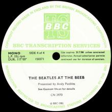 1982 00 00 - THE BEATLES RADIO SHOW - BBC TRANSCRIPTION SERVICES - THE BEATLES AT THE BEEB - 150368⁄70 - 150369⁄71 - pic 4