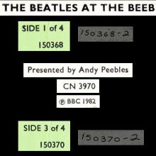 1982 00 00 - THE BEATLES RADIO SHOW - BBC TRANSCRIPTION SERVICES - THE BEATLES AT THE BEEB - 150368⁄70 - 150369⁄71 - pic 5