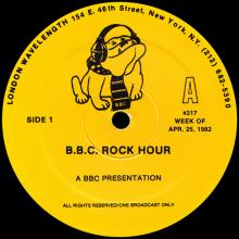 1982 04 25 - PAUL McCARTNEY RADIO SHOW - LONDON WAVELENGTH - PAUL McCARTNEY S DESERT ISLAND DISCS - A - BBC ROCK HOUR 317 - pic 1