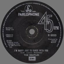 1982 05 24 - A - BEATLES MOVIE MEDLEY ⁄ I'M HAPPY JUST TO DANCE WITH YOU -  R 6055 - SOLID CENTER - pic 4