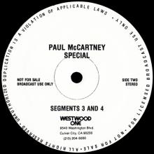 1982 07 26 - PAUL McCARTNEY RADIO SHOW - WESTWOOD ONE - PAUL Mc CARTNEY SPECIAL - THE MAN AND HIS MUSIC  - pic 1