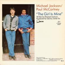 1982 10 18 MICHAEL JACKSON ⁄ PAUL McCARTNEY - THE GIRL IS MINE - EPIC A-12.2729 - 12 INCH - HOLLAND - pic 1