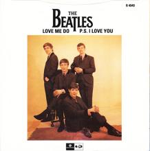 1982 12 07 THE BEATLES SINGLES COLLECTION - BSCP1 - R 4949 - A - LOVE ME DO ⁄ P.S. I LOVE YOU - pic 2