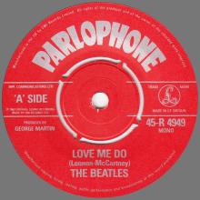 1982 12 07 THE BEATLES SINGLES COLLECTION - BSCP1 - R 4949 - A - LOVE ME DO ⁄ P.S. I LOVE YOU - pic 3