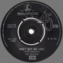 1982 12 07 THE BEATLES SINGLES COLLECTION - BSCP1 - R 5114 - A - CAN'T BUY ME LOVE / YOU CAN'T DO THAT - pic 3