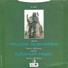 1982 12 07 THE BEATLES SINGLES COLLECTION - BSCP1 - R 5493 - A - YELLOW SUBMARINE / ELEANOR RIGBY   - pic 2