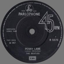 1982 12 07 THE BEATLES SINGLES COLLECTION - BSCP1 - R 5570 - B  - STRAWBERRY FIELDS FOREVER ⁄ PENNY LANE -  - pic 2