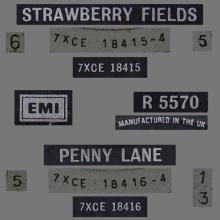 1982 12 07 THE BEATLES SINGLES COLLECTION - BSCP1 - R 5570 - B  - STRAWBERRY FIELDS FOREVER ⁄ PENNY LANE -  - pic 3