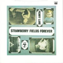 1982 12 07 THE BEATLES SINGLES COLLECTION - BSCP1 - R 5570 - A - STRAWBERRY FIELDS FOREVER / PENNY LANE - pic 1
