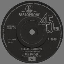 1982 12 07 THE BEATLES SINGLES COLLECTION - BSCP1 - R 5655 - B - HELLO , GOODBYE - I AM THE WALRUS  - pic 3