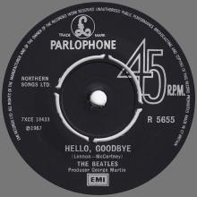 1982 12 07 THE BEATLES SINGLES COLLECTION - BSCP1 - R 5655 - A - HELLO , GOODBYE / I AM THE WALRUS - pic 3