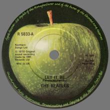 1982 12 07 THE BEATLES SINGLES COLLECTION - BSCP1 - R 5833 - B - LET IT BE ⁄ YOU KNOW MY NAME (LOOK UP THE NUMBER)  - pic 3