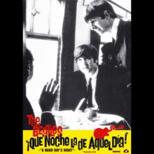 SPAIN 1984 A HARD DAY'S NIGHT - QUE NOCHE LA DE AQUEL DIA - MOVIEPOSTER FILMPOSTER LOBBYCARD - B - 33 X 23 - pic 1