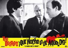 SPAIN 1984 A HARD DAY'S NIGHT - QUE NOCHE LA DE AQUEL DIA - MOVIEPOSTER FILMPOSTER LOBBYCARD - A - 33 X 23 - pic 1