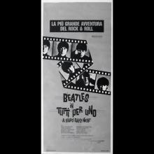ITALY 1982 A Hard Days Night - Tutti Per Uno - 30cm-70cm - Beatles Filmposter Movieposter Locandina  - pic 1